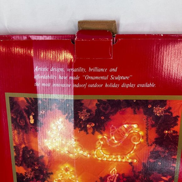 Ornamental Christmas Light Up Silhouette Trumpet Angel Holiday Plug-In Window - Picture 8 of 12